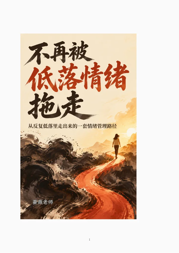 《不再被低落情绪拖走》电子书封面，第 1 页